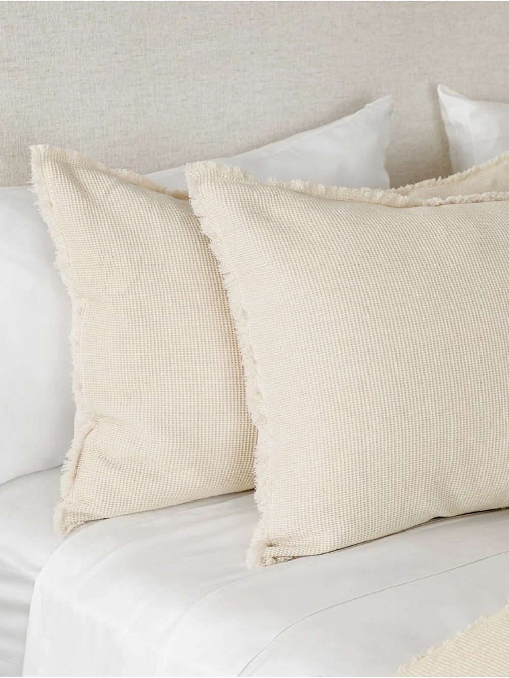 McGee & Co Helene Waffle Shams - King (Set of 2)